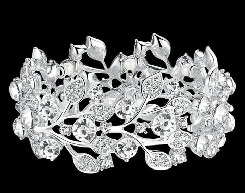 Luxury Crystal Leaf Bracelets