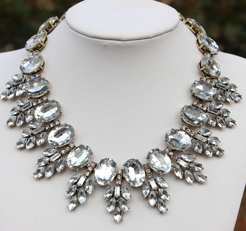 Luxury Crystal Leaves Jewelry Set