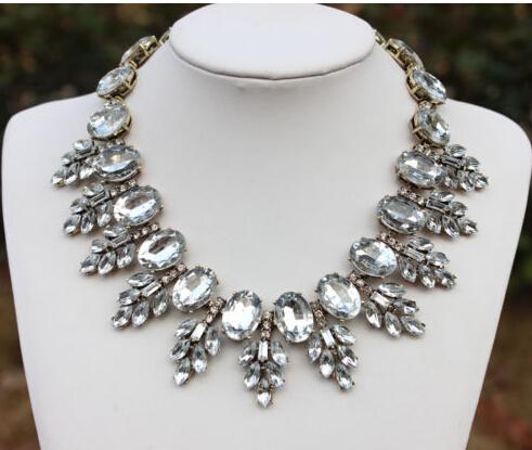 Luxury Crystal Leaves Jewelry Set